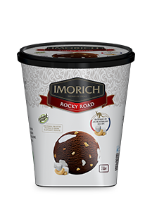 Elephant House IMORICH Rocky Road Ice Cream logo - 1l pack